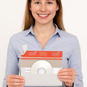 Emballage d'expédition simple pour supports audiovisuels 220x121