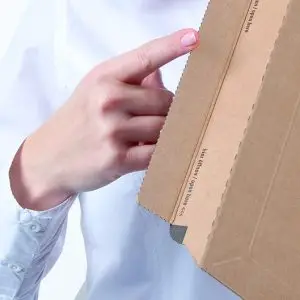 CP 035.03 Etuis d'expédition universels bruns, double épaisseur, remplissage central305x230x -92