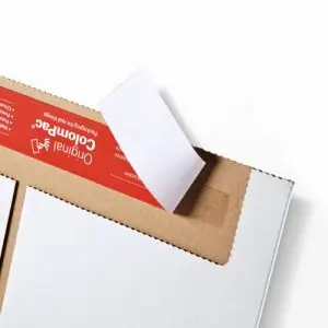 CP 037.02 Etuis d'expédition universels blanc, double épaisseur, remplissage central et double fermeture250x190x -75