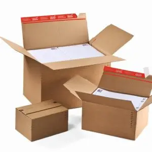 CP 141.208 carton à fond automatique de hauteur variable avec fermeture adhésive et bande d'arrachage344x290x32-132
