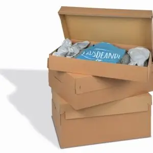 CP154.604030 Boite Euroboxes avec couvercle et fermeture autocollante COLOMPAC, bande d'arrachage taille XL 563x382x282