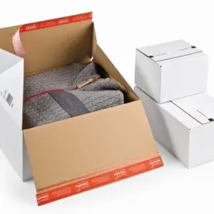 CP 155.456 Carton à fond automatique PREMIUM, et double fermeture autocollante389x324x320