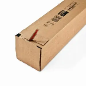 CP072.06 boite d'expédition pour plans avec double fermeture adhésive 860x108x108