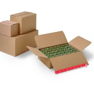 CP 151.403030 Carton à fond automatique double cannelure, fermeture autoadhésive · 385 x 292 x 285"