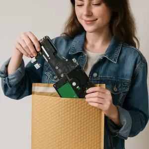 Sachets Bulle d’Air Papier FT 200X300 mm– Protection Écoresponsable pour Envois Sensibles e-pack