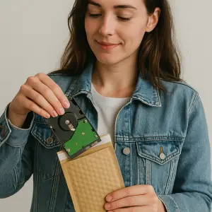 Sachets Bulle d’Air Papier FT 100X200 mm– Protection Écoresponsable pour Envois Sensibles e-pack