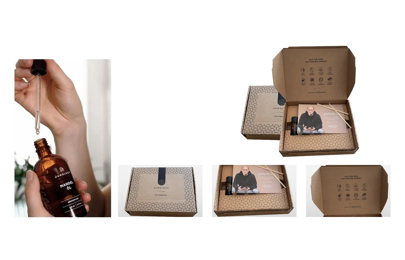 Emballage e-commerce pour une gamme de soins