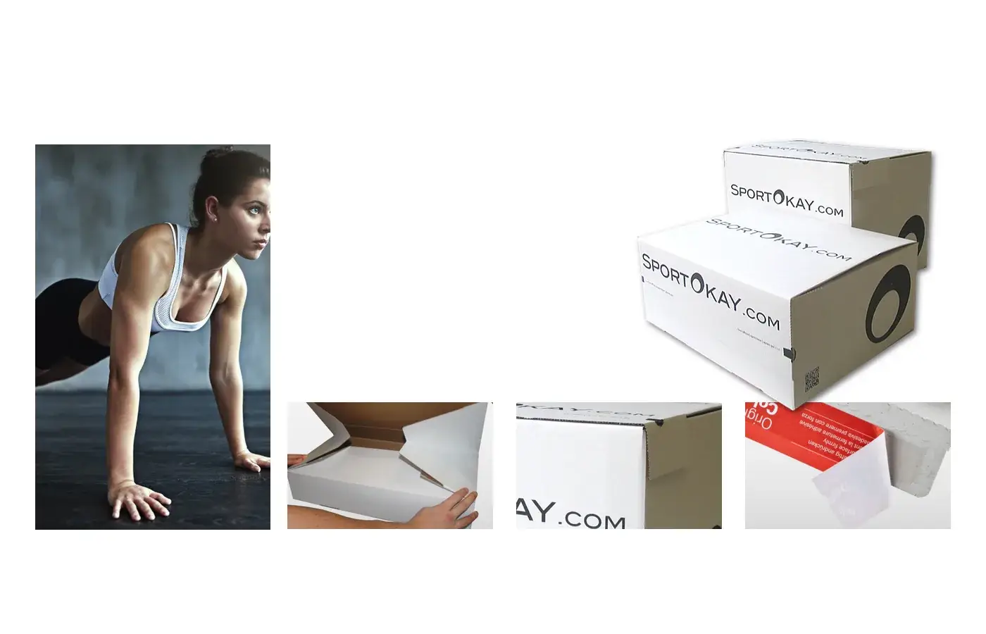 Emballage e-commerce à hauteur variable pour un distributeur d’articles de sport