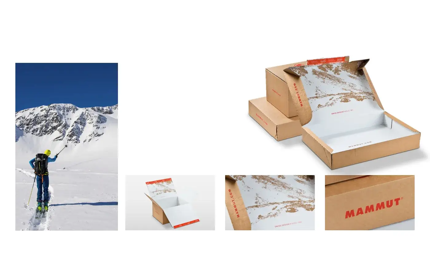 Gamme d’emballages d’expédition pour une grande marque d’articles de sport