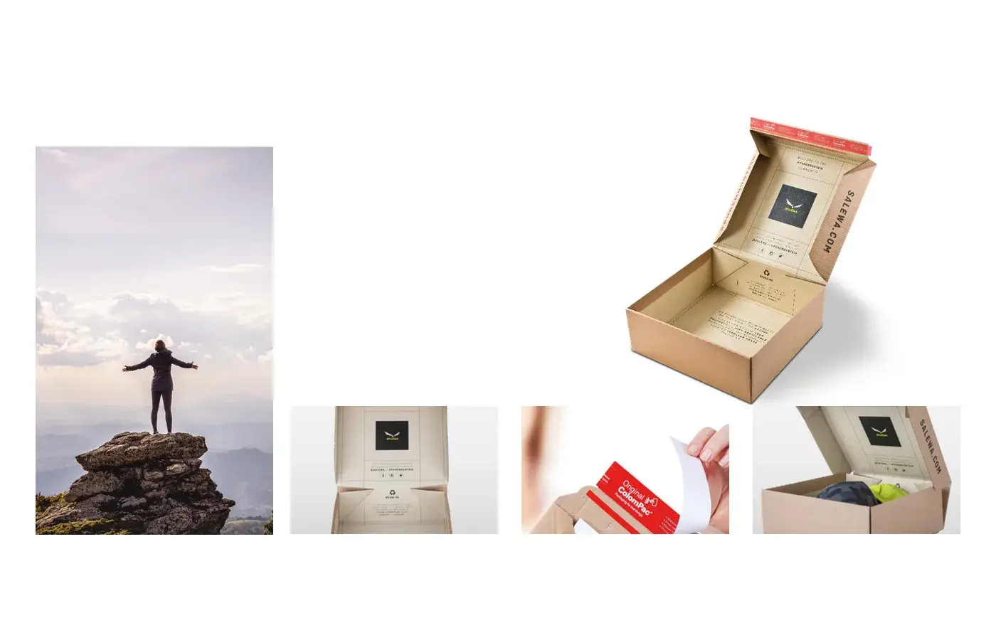 Emballage e-commerce durable pour une marque outdoor