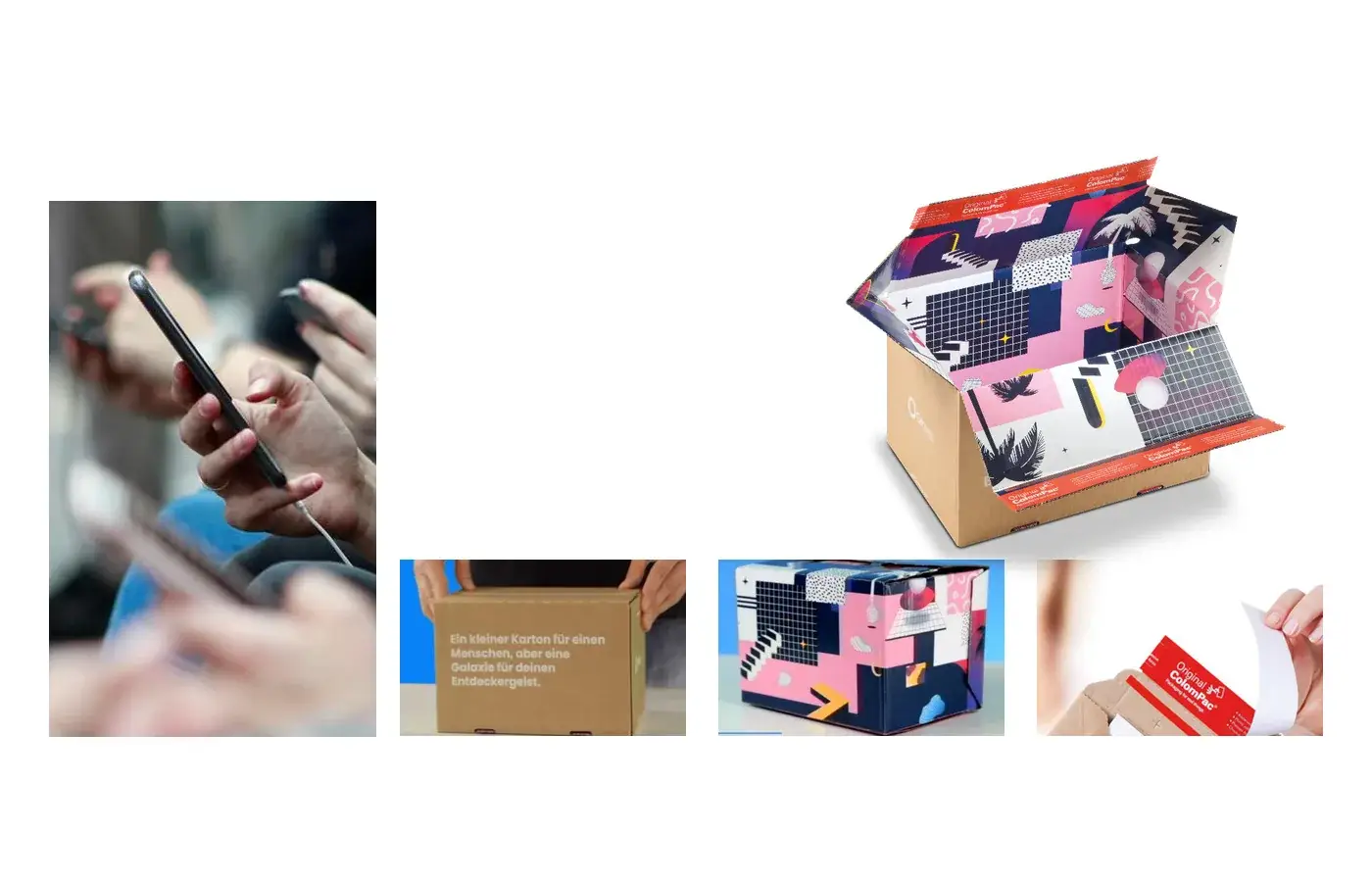 Emballage e-commerce créatif pour gadgets électroniques