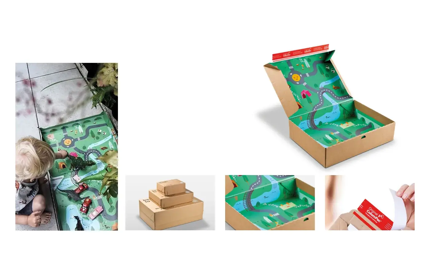 Emballage e-commerce « ludique » pour vêtements pour enfants