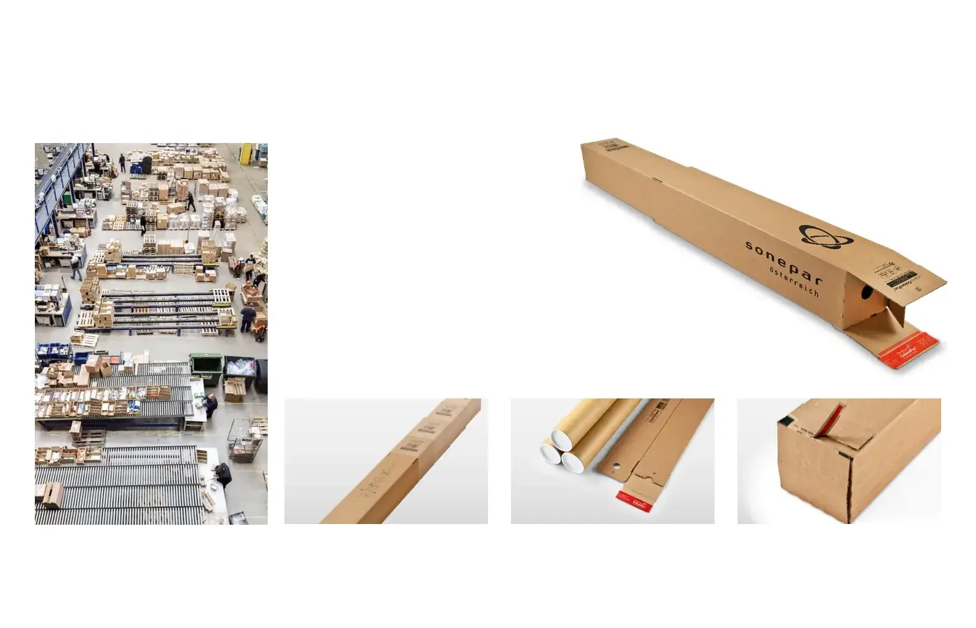 Emballage télescopique variable pour produits encombrants