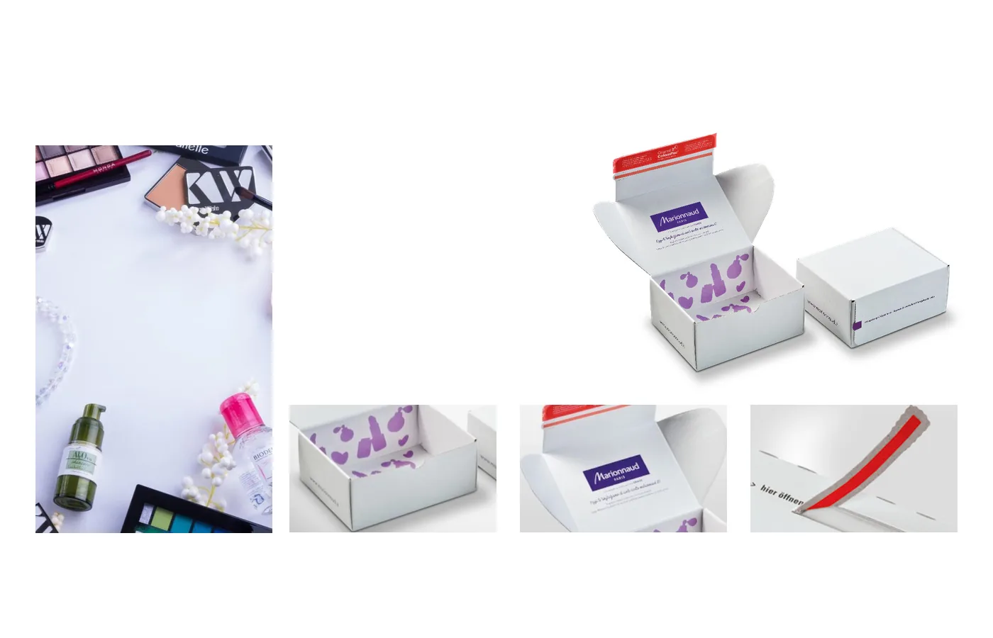 Emballage e-commerce imprimé en offset et flexographie